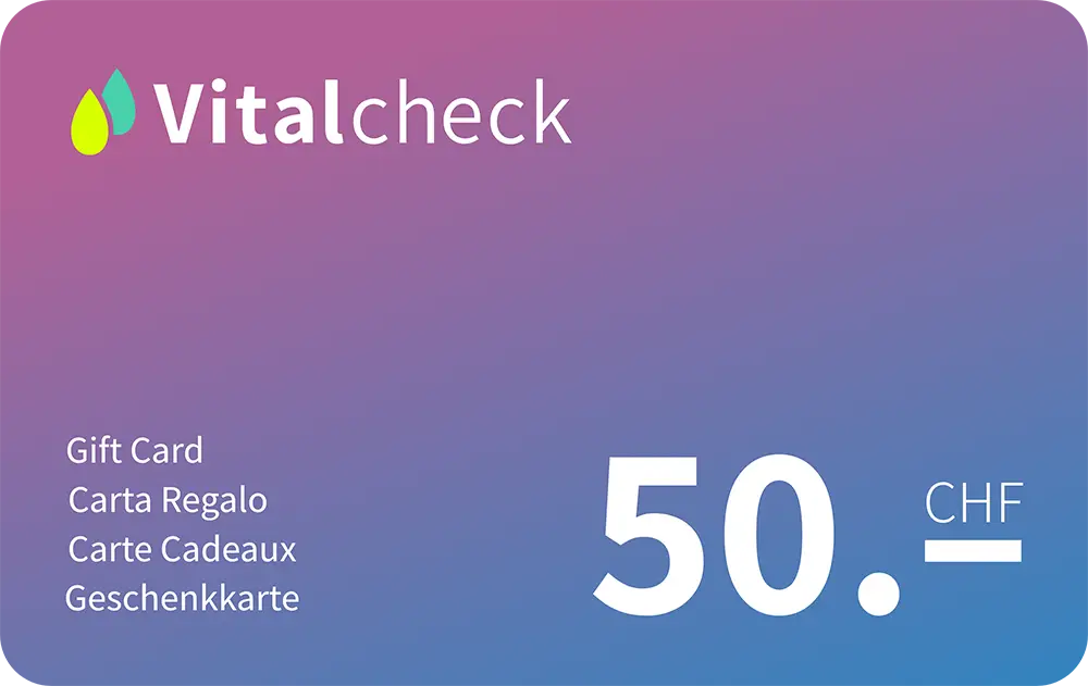 Vitalcheck Geschenkgutschein
